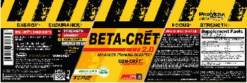 ProMera Sports BETA-CRET 2.0 Lemon Lime - supplement