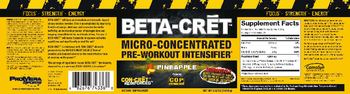 ProMera Sports Beta-Cret Pineapple - supplement