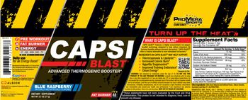 ProMera Sports Capsi Blast Blue Raspberry - supplement