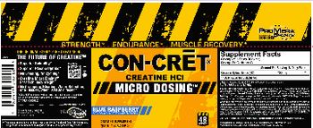 ProMera Sports Con-Cret Creatine HCl Blue Raspberry - creatine supplement