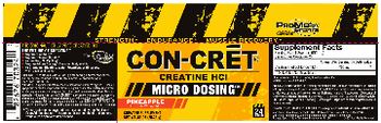 ProMera Sports Con-Cret Creatine HCl Pineapple - creatine supplement