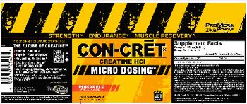ProMera Sports Con-Cret Creatine HCl Pineapple - creatine supplement