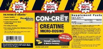 ProMera Sports Con-Cret Creatine Micro-Dosing Capsules - creatine supplement