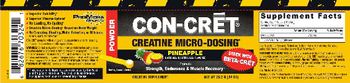 ProMera Sports Con-Cret Creatine Micro-Dosing Powder Pineapple - creatine supplement