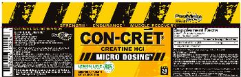 ProMera Sports Con-Cret Lemon Lime - creatine supplement
