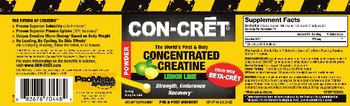 ProMera Sports Con-Cret Lemon Lime - supplement