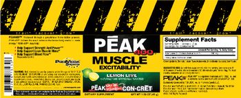 ProMera Sports Peak 400 Lemon Lime - supplement