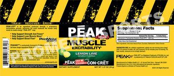 ProMera Sports Peak 400 Lemon Lime - supplement