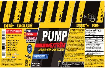 ProMera Sports Pump Extreme Blue Raspberry - supplement