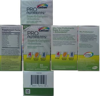 ProNutrients Super B-Complex + Antioxidants - supplement