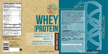 Propello Life Whey Non-GMO Protein West Indies Cocoa - supplement