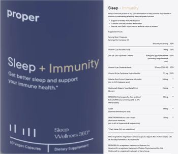 Proper Sleep + Immunity - supplement