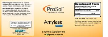 ProSol Amylase - enzyme supplement