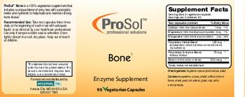 ProSol Bone - enzyme supplement