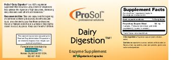 ProSol Dairy Digestion - enzyme supplement