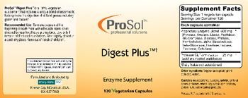 ProSol Digest Plus - enzyme supplement