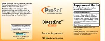 ProSol Digestenz - enzyme supplement
