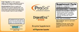 ProSol Digestenz - enzyme supplement