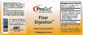 ProSol Fiber Digestion - enzyme supplement