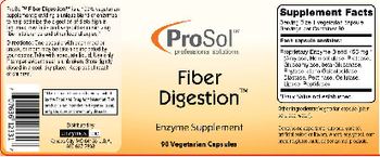 ProSol Fiber Digestion - enzyme supplement