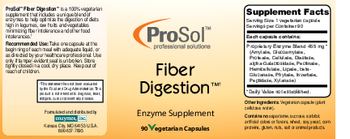 ProSol Fiber Digestion - enzyme supplement