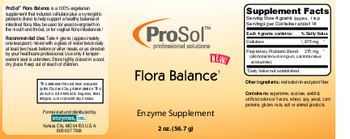 ProSol Flora Balance - enzyme supplement