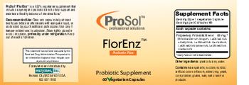 ProSol FlorEnz - probiotic supplement