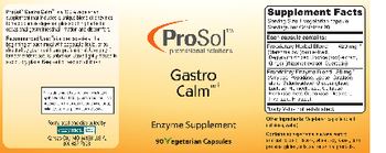 ProSol Gastro Calm - enzyme supplement