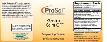 ProSol Gastro Calm GF - enzyme supplement