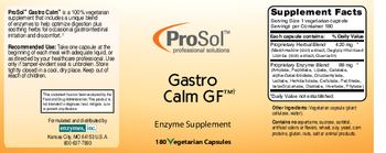 ProSol Gastro Calm GF - enzyme supplement