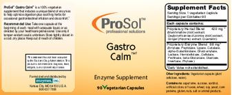 ProSol Gastro Calm - enzyme supplement