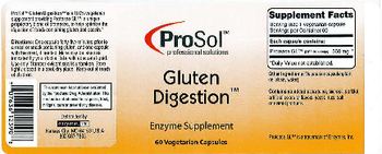 ProSol Gluten Digestion - enzyme supplement