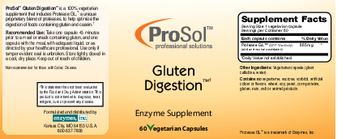 ProSol Gluten Digestion - enzyme supplement