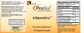 ProSol InflammEnz - enzyme supplement