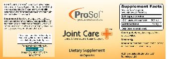 ProSol Joint Care + - supplement
