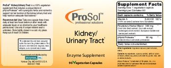 ProSol Kidney/Urinary Tract - enzyme supplement