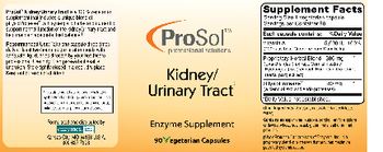 ProSol Kidney/Urinary Tract - enzyme supplement