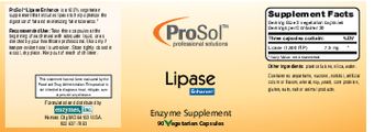 ProSol Lipase - enzyme supplement