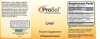 ProSol Liver - enzyme supplement