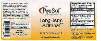 ProSol Long-Term Adrenal - enzyme supplement