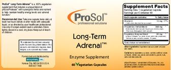 ProSol Long-Term Adrenal - enzyme supplement