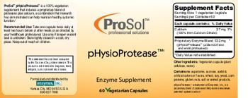 ProSol PhysioProtease - enzyme supplement