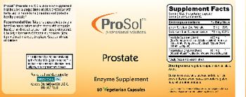 ProSol Prostate - enzyme supplement