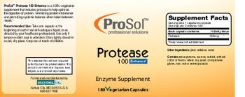 ProSol Protease 100 - enzyme supplement