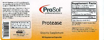 ProSol Protease - enzyme supplement