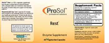 ProSol Rest - enzyme supplement