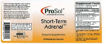 ProSol Short-Term Adrenal - enzyme supplement