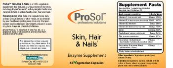 ProSol Skin, Hair & Nails - enzyme supplement