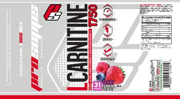 PS ProSupps L-Carnitine 1750 Berry - supplement