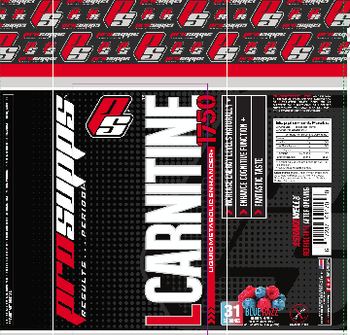 ProSupps L-Carnitine 1750 Blue Razz - supplement